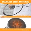 Toutrop Stainless Steel 7QT Saute Pan 14 Inch Deep Frying
