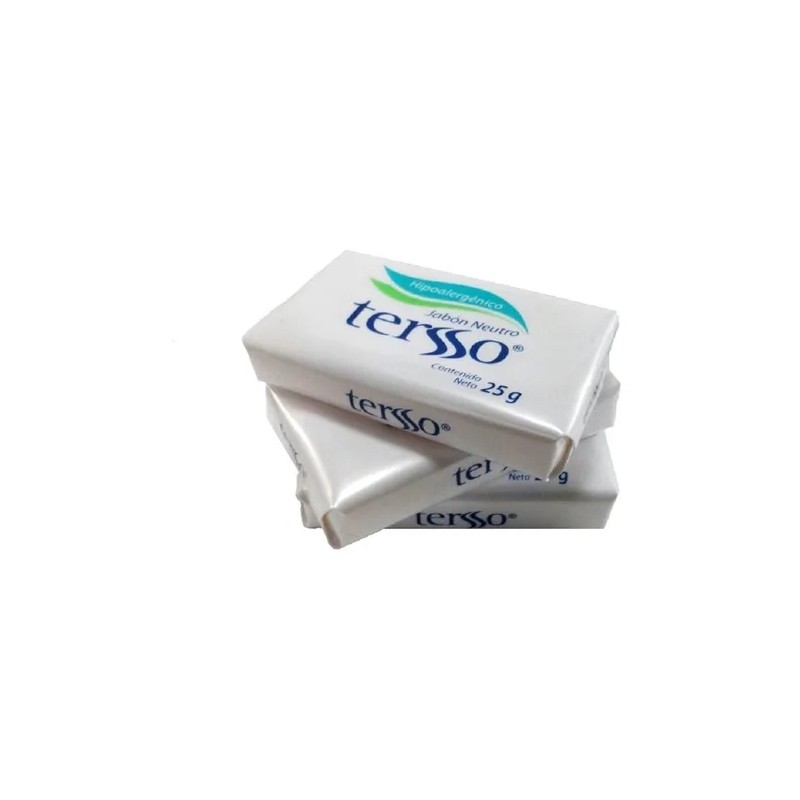 Jabon Tersso 25 Gr Caja Con 50 Piezas