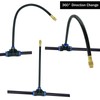 Brass Misting Nozzles Tee with 12inch Built in Hose for