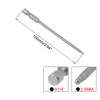 sourcing map H2.5 (2.5mm) Ball End Screwdriver Bits, S2 Alloy