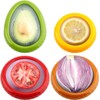 Jeruikayu Set of 4 Reusable Fruit and Veggie Savers -