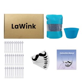 Nose Waxing Kit for Men Nose Wax Kit, 100 g Wax, 30 Applicators,Nose & Ear Hair Removal for Men and Women