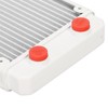 Water Cooling Radiator 18 Pipes Aluminium Alloy Fins G1/4 Thread