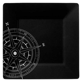 Marine Business Lombok Dessert Plate, Breakfast Plate, Melamine, Flat Square, 21 cm, Single Series