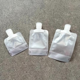 Empty Travel Cosmetic Dispensing Pouches 30ml 50ml 100ml 100ml 25ea