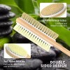 Metene Long Handle Body Brush Bamboo Dual-Sided Back Scrubber Shower