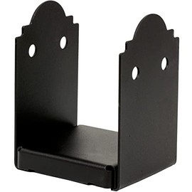 Simpson Strong-Tie Outdoor Accents Mission Collection ZMAX, Black Powder-Coated Post Base for 6x6