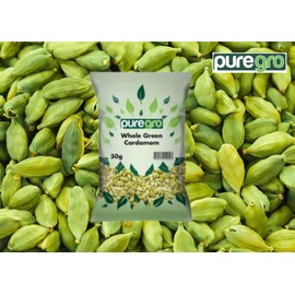 Whole Green Cardamom (Puregro) 50g