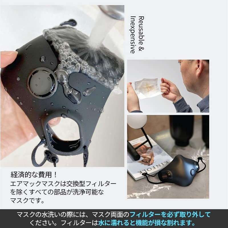 AiRMAC Premium Edition with Fashion Mask, Air Mac Mask with
