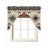 Kontanderi Western Southwest Swag Valances for Windows, Swag Kitchen Curtain
