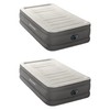 Intex 18 Inch Twin Size TruAire Luxury Air Mattress with