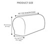 YancLife Armchair Covers, Set of 4 Waterproof Armrest Chair Covers,