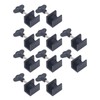 10 Sets Single Hole Window Locks with Wrench Key Adjustable