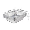 Large Disposable Aluminium Foil Trays Containers for Baking Roasting Broiling