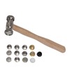 Interchangeable Hammer Set with 13 Faces Texturing Metal Forming Jewelry