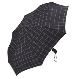 ESPRIT Gents Easymatic Pocket Umbrella 31 cm, Check Black, Chic