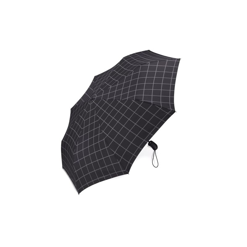 ESPRIT Gents Easymatic Pocket Umbrella 31 cm, Check Black, Chic