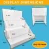 MgcSTEM 18.55''x16''x15'' Portable Product Display Stand - White Table for