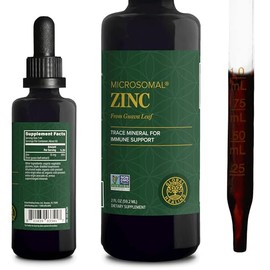 Global Healing Zinc - Gotas de suplemento líquido                                                                                                     