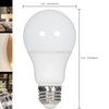 Satco S9703 10W A19 LED Light Bulb, 2700K Warm White,