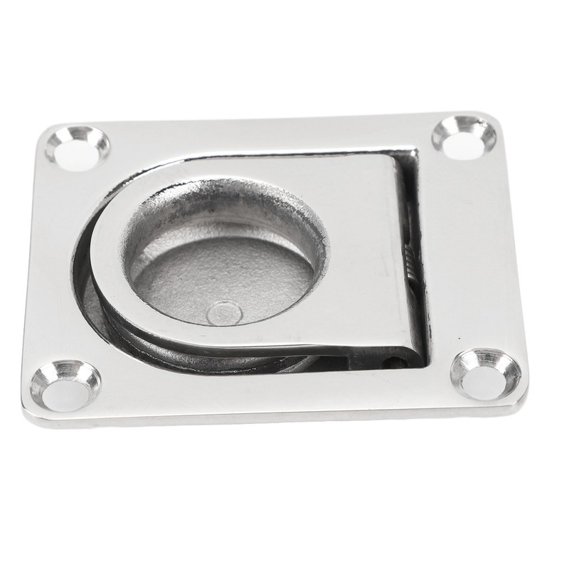 Hatch Pull Handle Stainless Steel 67mm X 56mm Flush Lifting