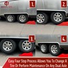 Beech Lane 5 1/2" Lift Tandem Tire Trailer Ramp, Quickly