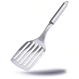 Stainless Steel Turner Spatula Fish Slice Umwender Meat Turner Long Perforated