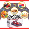 24 Packs Racing Flag Treat Boxes Cars Party Gift Box