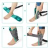 Tobillera de Gel,Tobilleras Esguince de Gel Fisioterapia Soporte tobillo pie