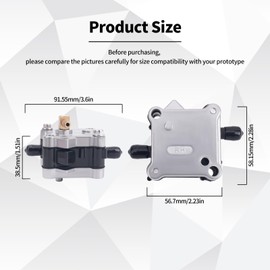 AWSZH 14360A16 14360A41 14360A43 14360A50 14360A71 14360A73 14360A78 Fuel Pump Compatible with Mercury Outboard 2 Stroke 30 40 45 50 55 60 65 75 80 90 100 115 125 150 175 200 225 250 300 HP