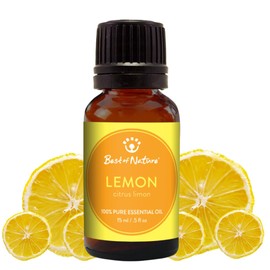 Lemon Essential Oil for Diffuser Aromatherapy – Best of Nature 100% Pure Undiluted Oils for DIY, Home Fragrance, and Topical Use