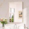 Keonjinn 22 x 30 Brushed Nickel Bathroom Mirrors for Over