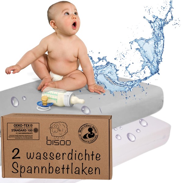 Bisoo Fitted Sheet 90 x 45 cm for Pram, Side