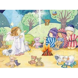 Medici Advent Calendar Card (MED0721) - Childrens Nativity