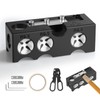 DOYFAY Billiards Pool Cue Tip Shaper 10-in-1 Pool Cue Tips