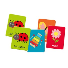 Clementoni 16432 Sapientino Baby Primo Memo Learning Game 1 Year, Flashcards Montessori, Memory Game Made in Italy, Italian, zzzz-s