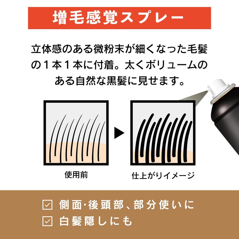 トップシェード スピーディーヘアカバースプレーL