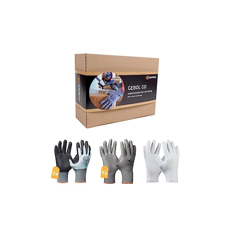 Gebol GO Work Gloves Set Moving | Size XL (Size