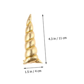 Toyvian Pack of 10 Headwear Birthday Headband Glittering Horn Hair Accessories for Girls Horn Decorations Headbands for Girls Cute Unicorn Headdress Horns Accessories Child