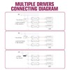 Emitever 60W Triac Dimmable Driver,Power Supply,AC 120V to DC 24V