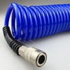 Darnassus Polyurethane Recoil Air Hose, 1/4" Inner Diameter,10 Feet Blue
