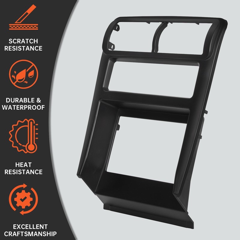 Kojem Double Din Install Bezel Kit Compatible with 1994-2002 Ford