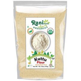 Rani Organic Kuttu (Buckwheat) Flour 16oz (1lb) 454g ~ All Natural | Gluten Friendly | NON-GMO | Kosher | Vegan | Indian Origin | USDA Organic Certified