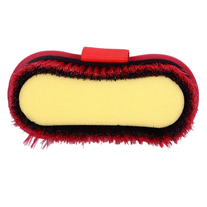 Horse Brush Soft Bristles Skid Resistant Handle Horse Grooming Brush