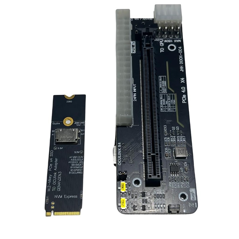 JMT M.2 M-Key to PCIE 4.0X4 External Graphics Card Stand