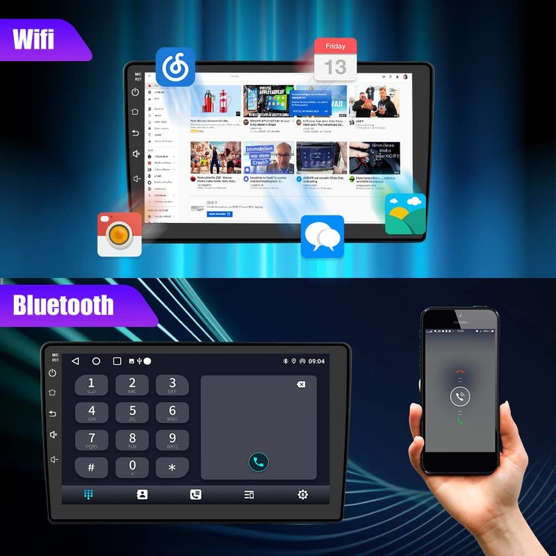Android 13 [2GB+32GB] Car Radio Stereo Compatible for Jeep Wrangler