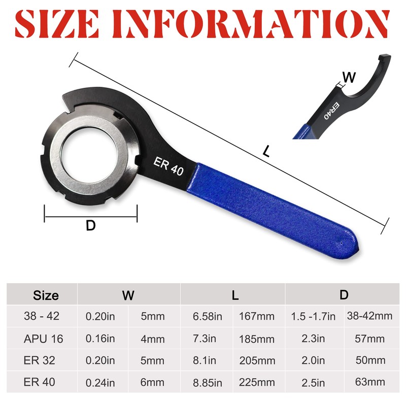 4Pcs Universal Coilover Spanner Wrench Set, Shock Wrench Adjustable Spanners