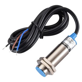 Heschen M18 Inductive Proximity Sensor Switch, Shield Type, LJ18A3-5-Z/BY, Detector 5mm, 10-30VDC 200mA, PNP Normally Open(NO), 3 Wire