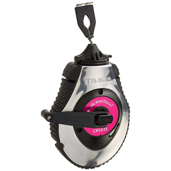 TAJIMA Chalk Line - Chalk-Rite Dura Chalk Box with 100ft