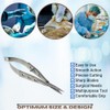 Stainless Steel Castroviejo Micro Scissors Sharp/Shrap Blades Surgical Forceps Dental